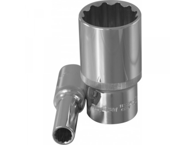 Головка торцевая 12 гранная глубокая 1/2"DR 18мм., Ombra 112218 от OMBRA Головка торцевая 12 гранная глубокая 1/2"DR 18мм., Ombra 112218