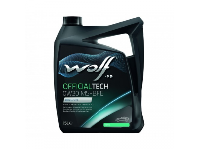 Моторное масло WOLF OFFICIALTECH 0W30 MS-BFE 5L от WOLF Моторное масло WOLF OFFICIALTECH 0W30 MS-BFE 5L