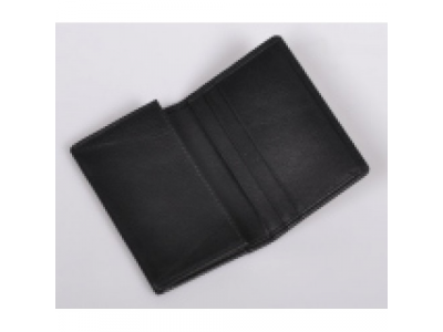 Кожаный футляр для визитных карт Nissan Business Card Case, Black